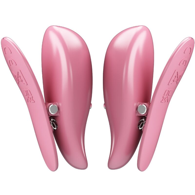 PRETTY LOVE - CAILEY NIPPELKLEMMEN 10 VIBRATIONEN FERNBEDIENUNG ROSA