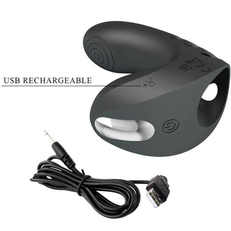 PRETTY LOVE - CAMELIA FINGERVIBRATOR 7 VIBRATIONEN SCHWARZ