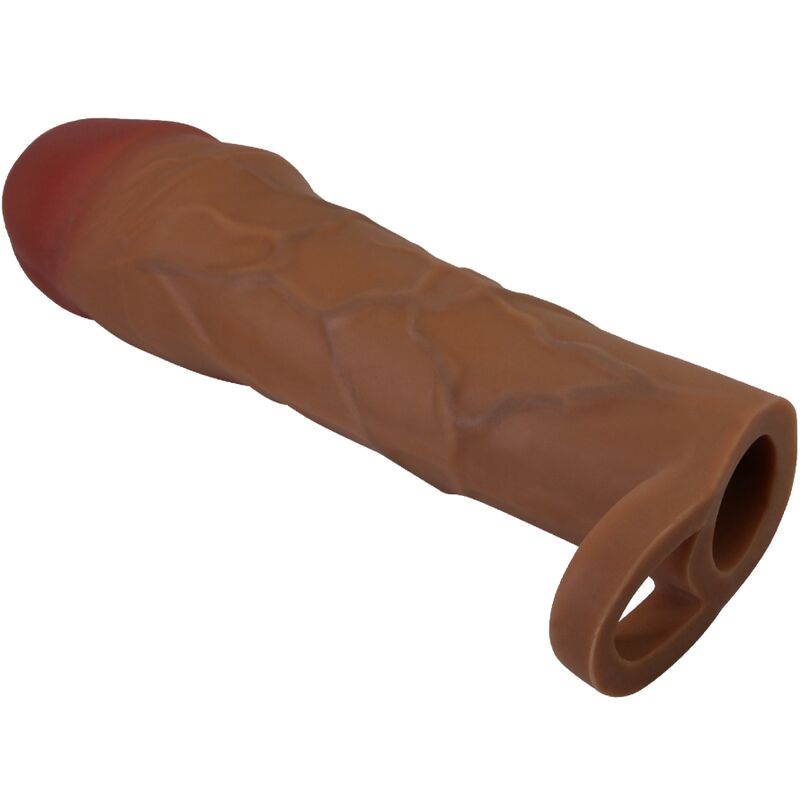 PRETTY LOVE - HANI PENIS SHEATH WITH 5 CM EXTENSION MULATTE