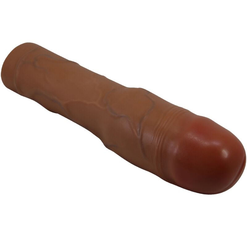 PRETTY LOVE - KYLIAN PENIS SHELL WITH 7.6 CM EXTENSION MULATTE