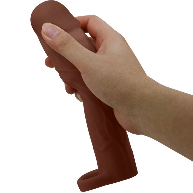 PRETTY LOVE - GERD PENIS SHELL WITH 7.6 CM EXTENSION MULATTE