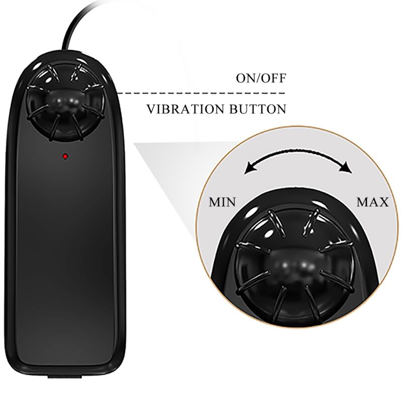 BAILE - BAHAMUT REALISTIC VIBRATOR 8.5" FLESH REMOTE CONTROL