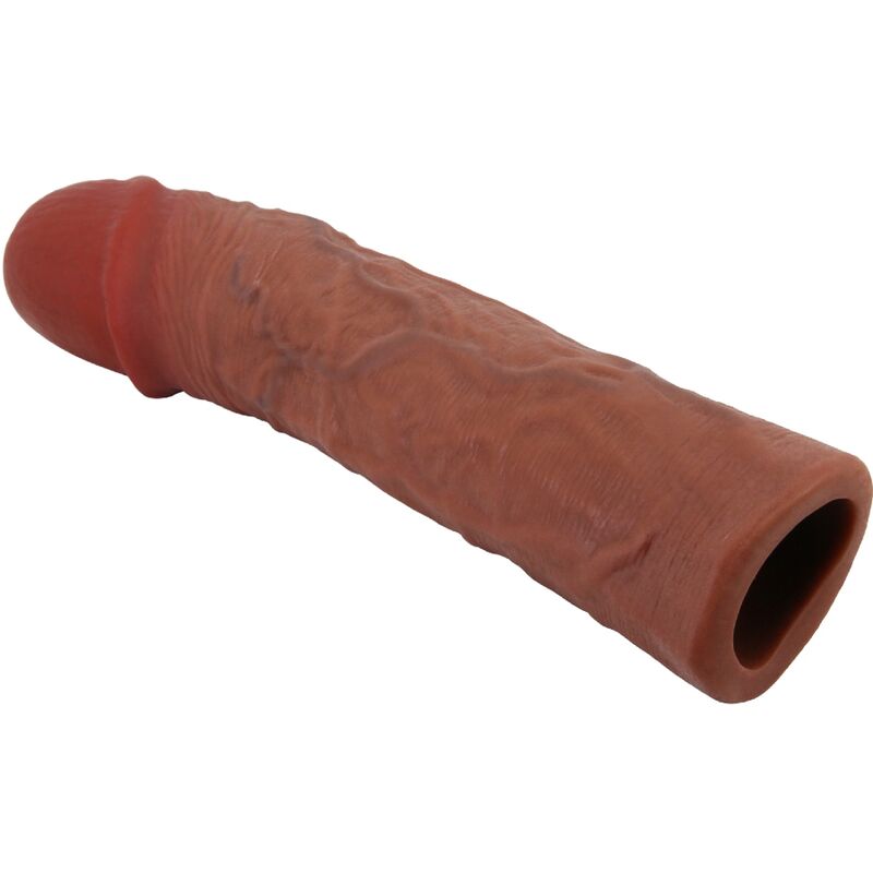 PRETTY LOVE - DEREK PENIS SHELL WITH 7.6 CM EXTENSION MULATTE