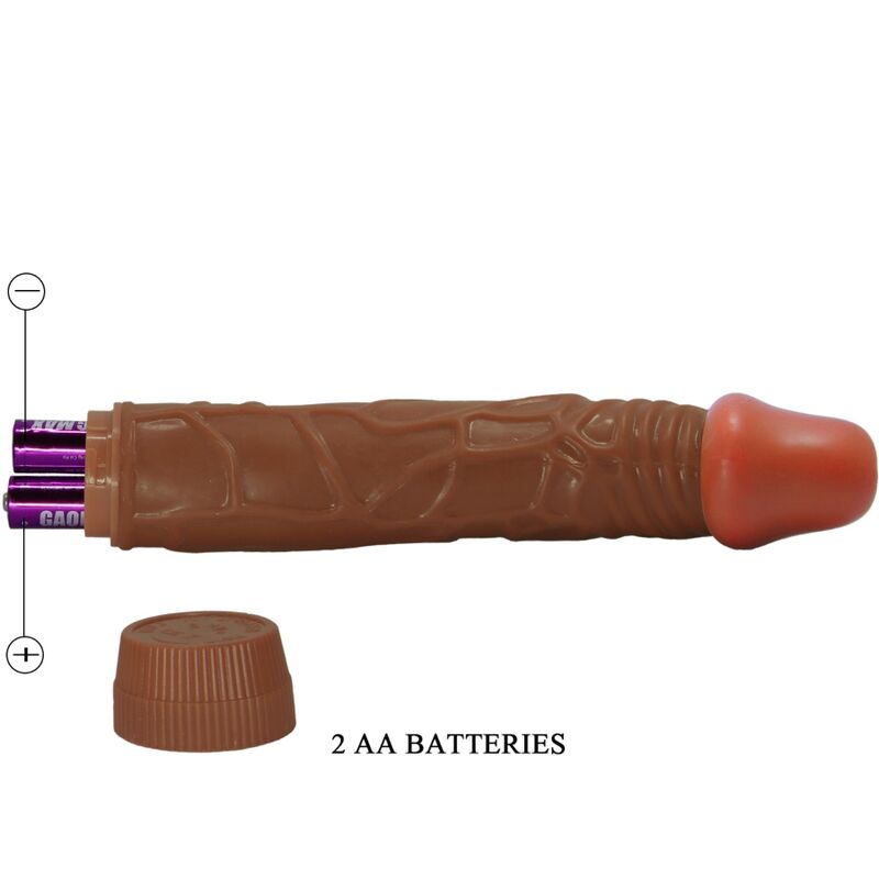 BAILE - BOB REALISTIC VIBRATOR 22.5 CM MULATTE