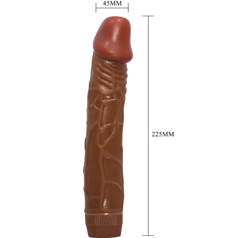 BAILE - BOB REALISTIC VIBRATOR 22.5 CM MULATTE