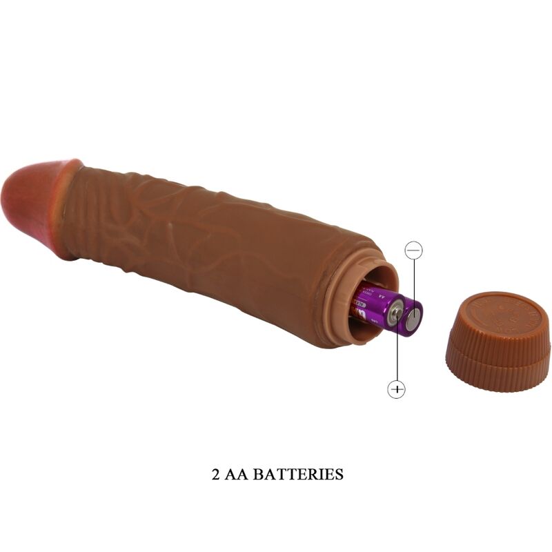 BAILE - JEFF REALISTIC VIBRATOR 19.5 CM MULATTE