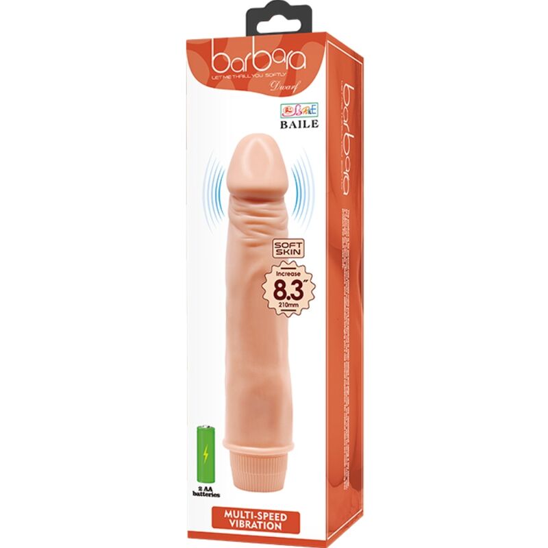 BAILE - DWARF REALISTIC VIBRATOR 21 CM MEAT