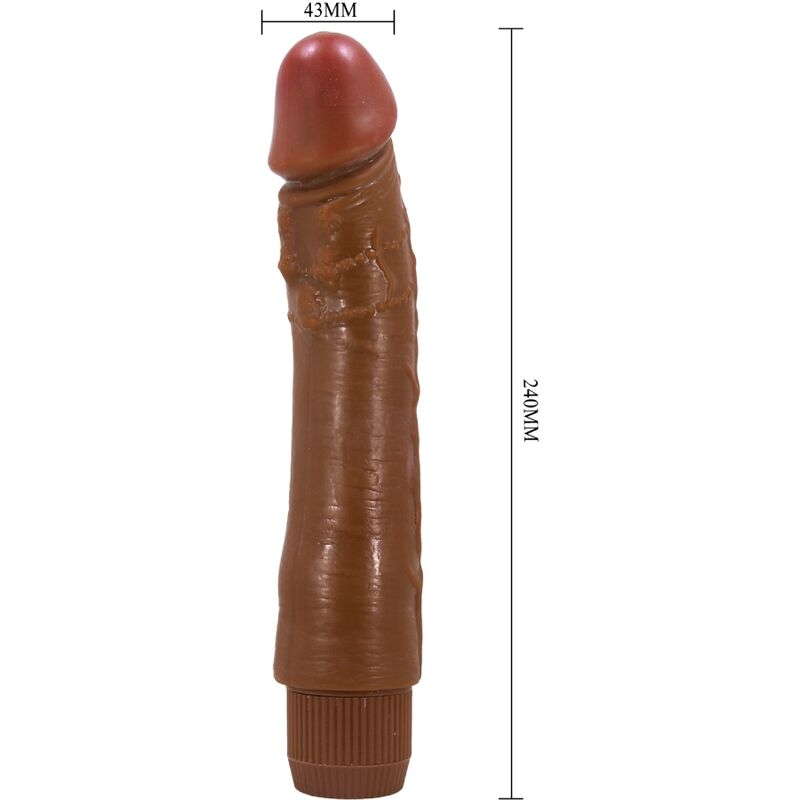 BAILE - DYBBUK REALISTIC VIBRATOR 24 CM MULATTE