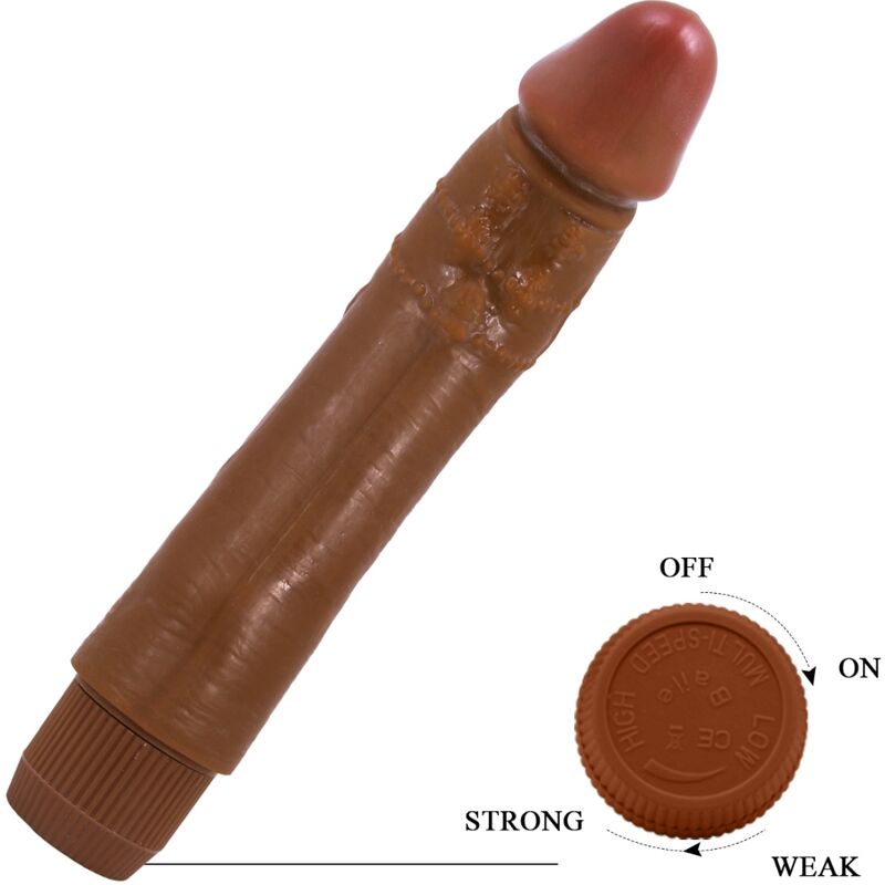 BAILE - DYBBUK REALISTIC VIBRATOR 24 CM MULATTE