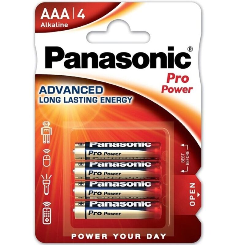PANASONIC -  PRO POWER ALKALINE AAA BATTERIE LR03 BLISTER*4