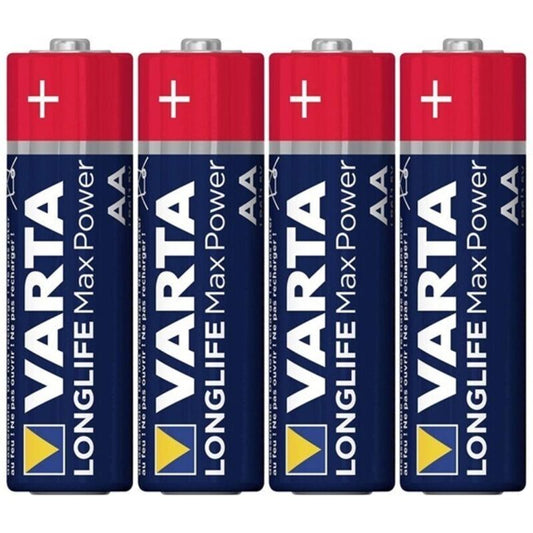 VARTA - MAX POWER ALKALINE AA LR6 EINZIEHBARE BATTERIE*4