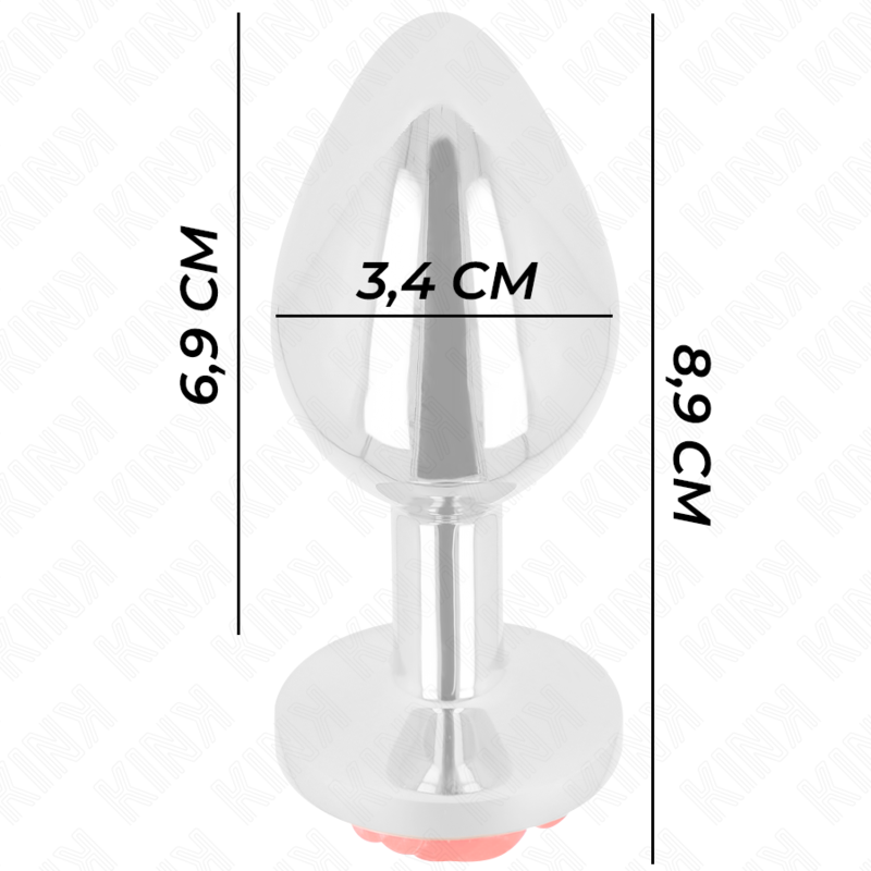 KINK - ANAL PLUG ROSE RED SIZE M