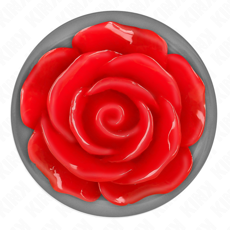 KINK - ANAL PLUG ROSE RED SIZE M