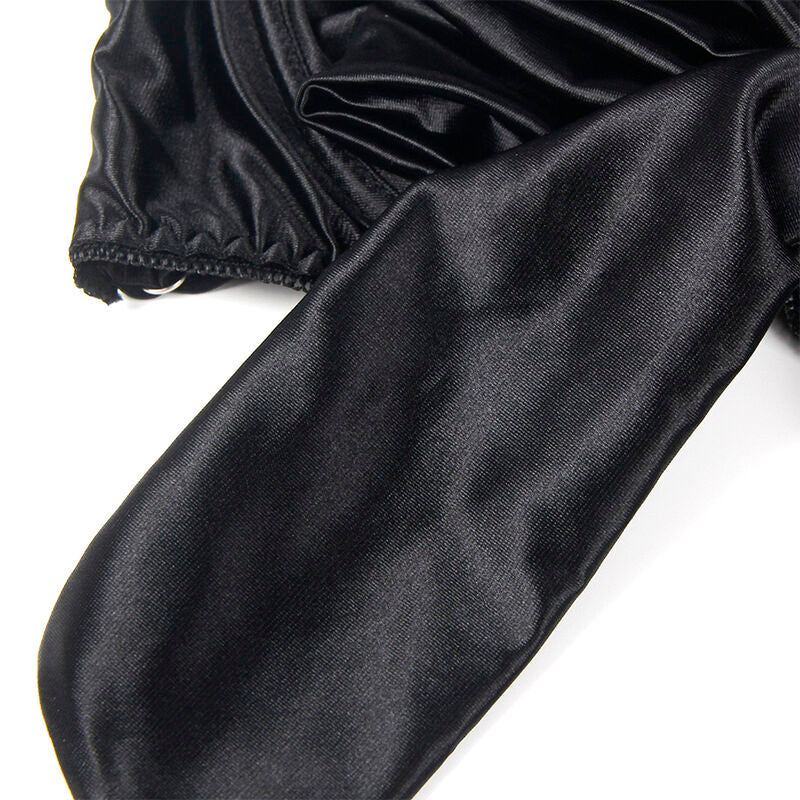 SUBBLIME - 955199 BH-SET MIT VERSTELLBARER SCHWARZER SCHLEIFE S/M