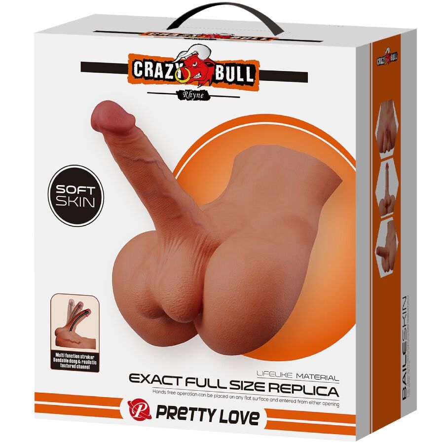 CRAZY BULL - RHYNE BACK REALISTISCHER NATÜRLICHER MASTURBATOR