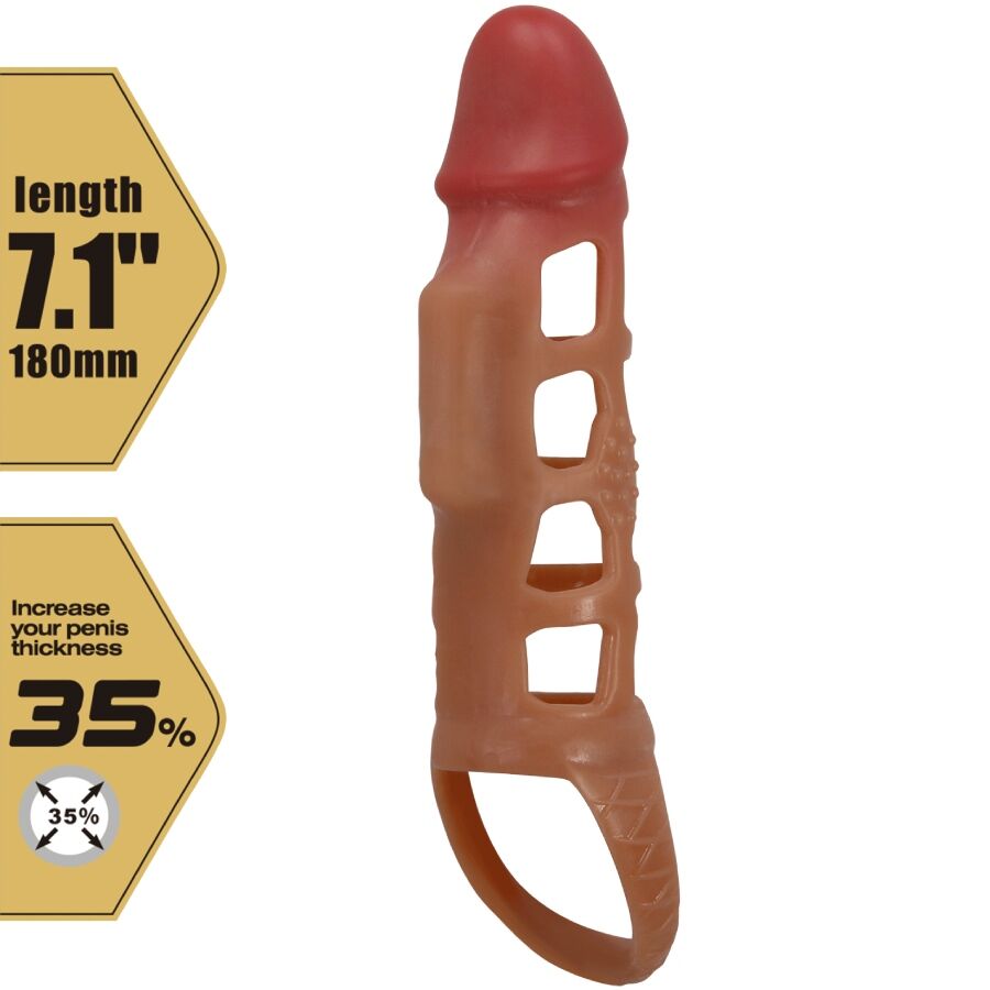 PRETTY LOVE - PRESTON VIBRANT PENIS SHELL 18 CM