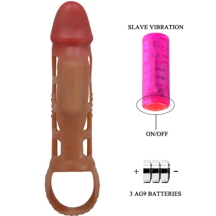 PRETTY LOVE - PRESTON VIBRANT PENIS SHELL 18 CM