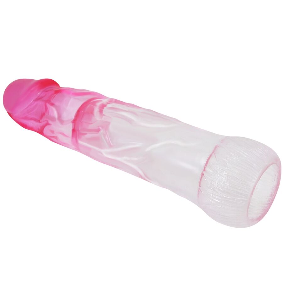 PRETTY LOVE - NERON REALISTIC 6 CM PENIS ENLARGEMENT SLEEVE PINK