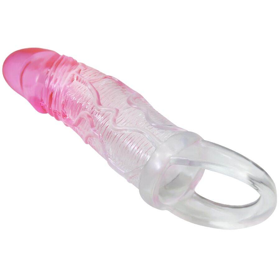 PRETTY LOVE - ODES REALISTIC 2 CM PENIS ENLARGEMENT SLEEVE PINK