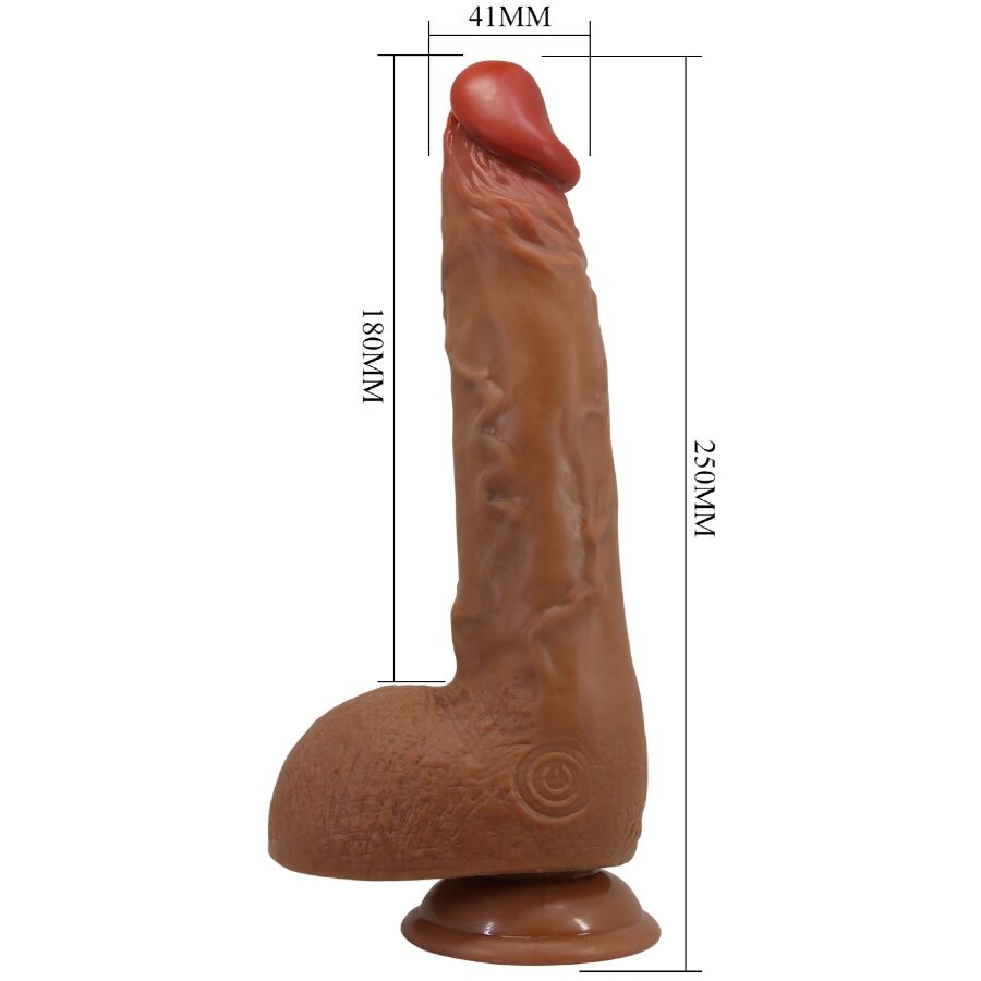 BAILE - SCHÖNER WILKS 5 SETTINGS REALISTIC VIBRATOR 25 CM MULATO