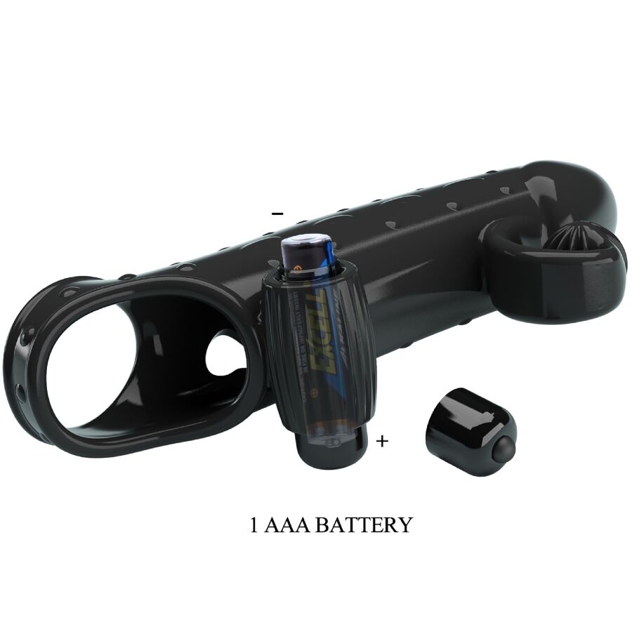 ROMANCE - VIBRANT PENIS SHELL BLACK