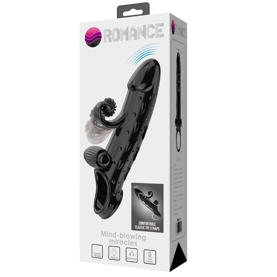 ROMANCE - VIBRANT PENIS SHELL BLACK