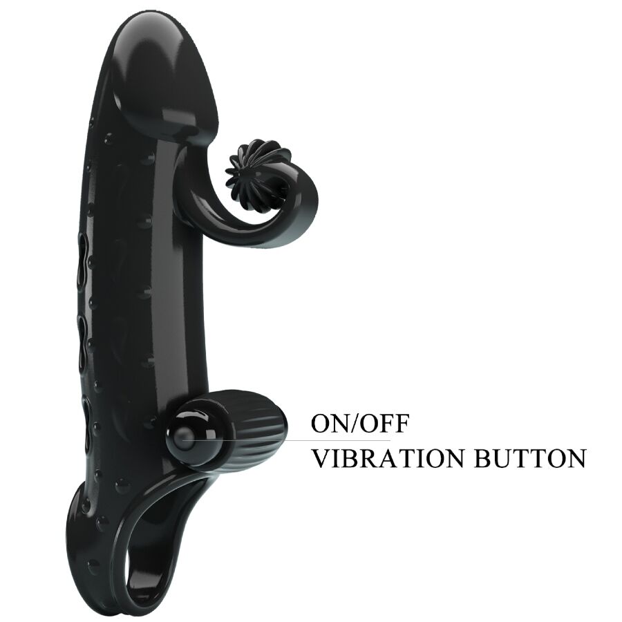 ROMANCE - VIBRANT PENIS SHELL BLACK