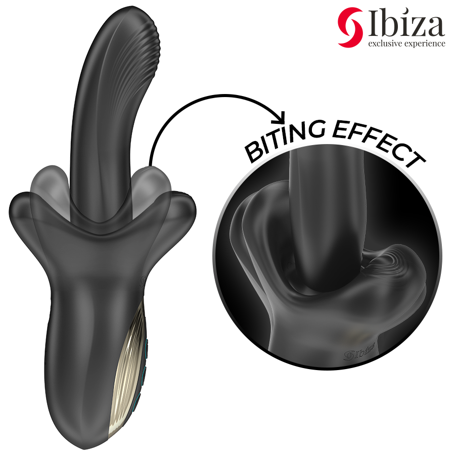IBIZA – POWERFUL VIBRATOR WITH THRUSH AND BITE EFFECT
