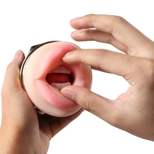 SHEQU - KAY DOPPELMASTURBATOR MIT DOPPELTER MUND- UND VAGINAVIBRATION