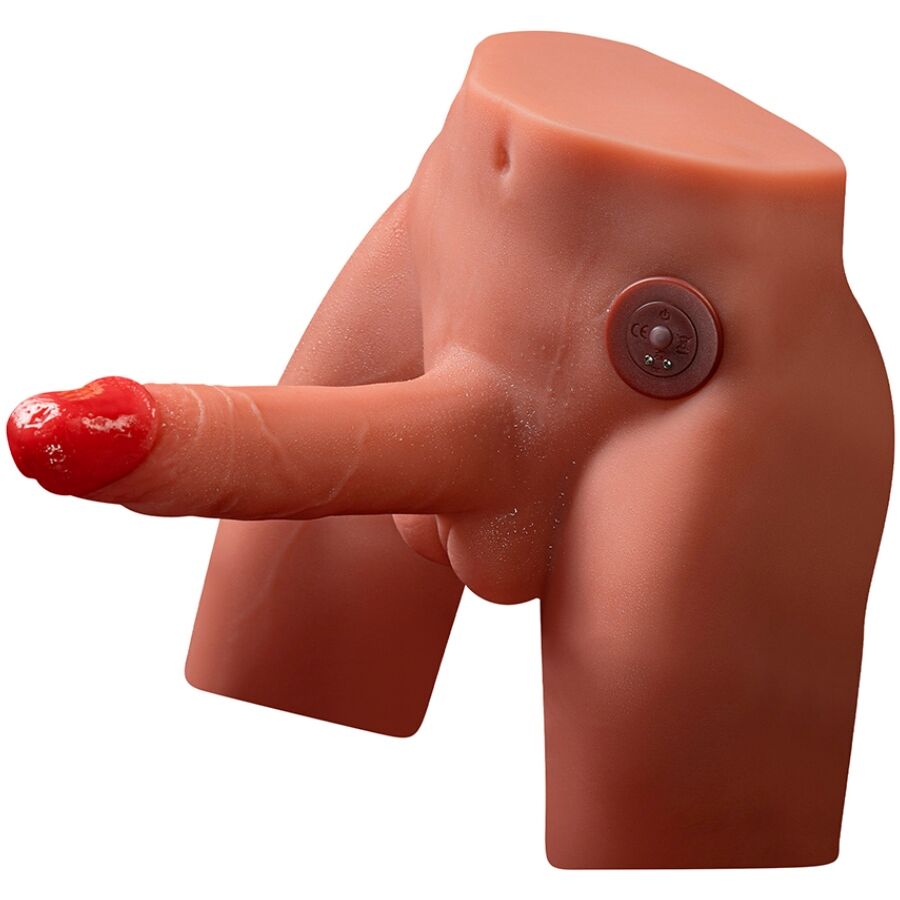 XISE - JASON REALISTISCHER DILDO-MASTURBATOR MIT STOSS UND VIBRATION 17 CM