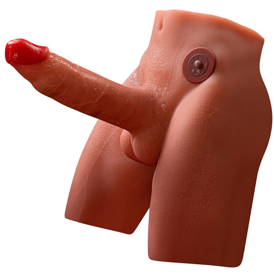 XISE - JASON REALISTISCHER DILDO-MASTURBATOR MIT STOSS UND VIBRATION 17 CM