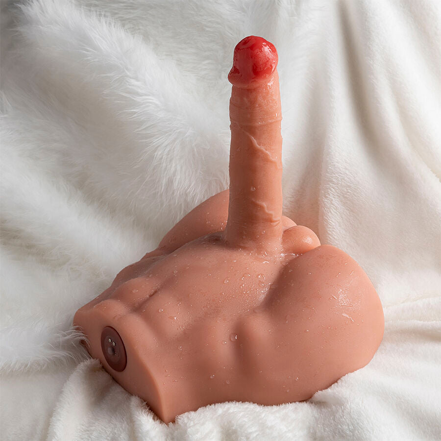 XISE - PEEL DILDO ASS REALISTIC DILDO MASTURBATOR FRONT POSITION WITH SHOCK ABSORPTION 17.5 CM