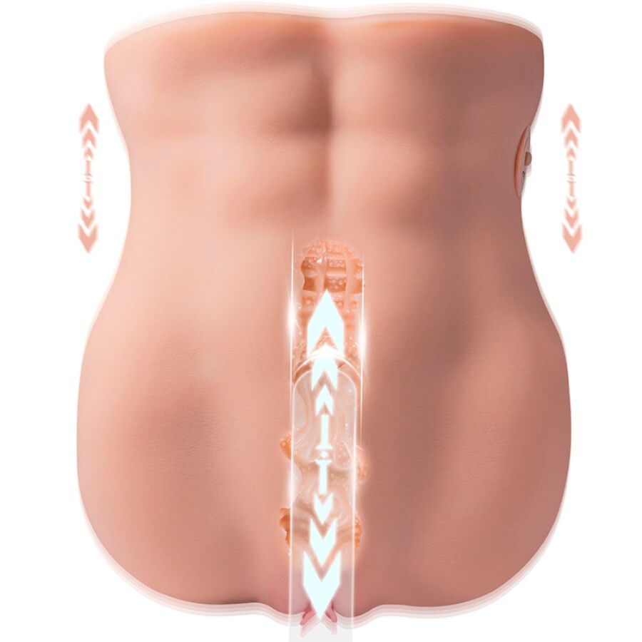 XISE - LYDIA FEMALE VAGINAL MASTURBATOR WITH SHOCK ABSORPTION 25 CM