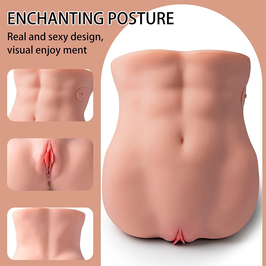 XISE - LYDIA FEMALE VAGINAL MASTURBATOR WITH SHOCK ABSORPTION 25 CM