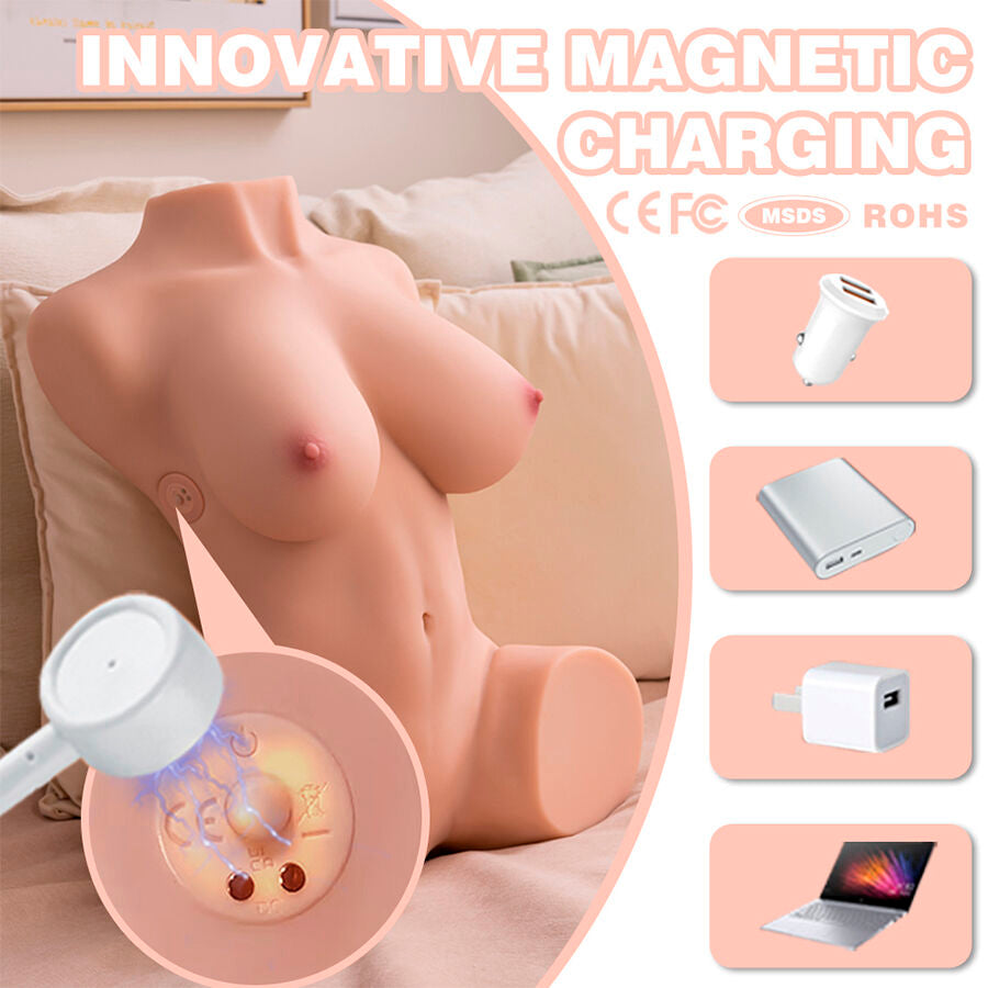 XISE - DANIA THRUSTING REALISTIC VIBRANT FEMALE TORSO 52 CM