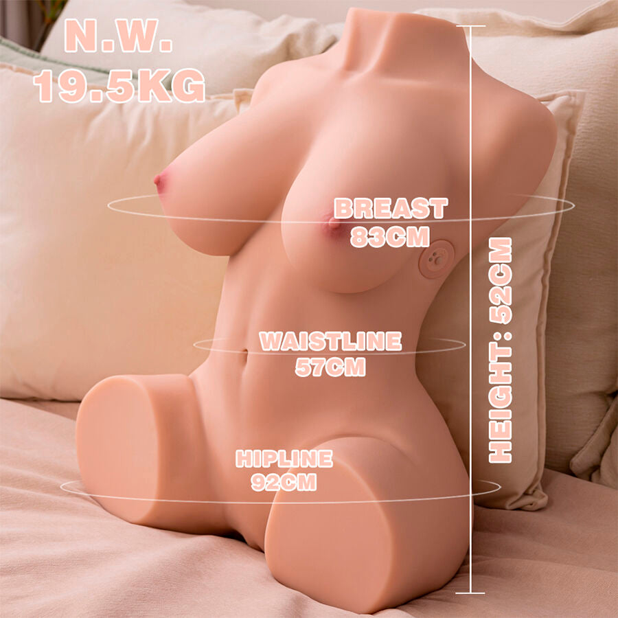 XISE - DANIA THRUSTING REALISTIC VIBRANT FEMALE TORSO 52 CM