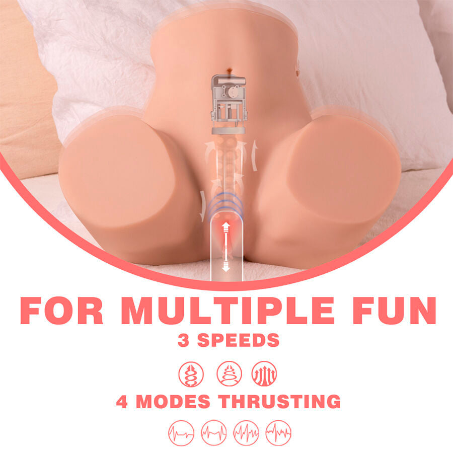 XISE - DANAE PUSHING REALISTIC VAGINAL MASTUBATOR WITH VIBRATION IN MULTI-POSITIONS