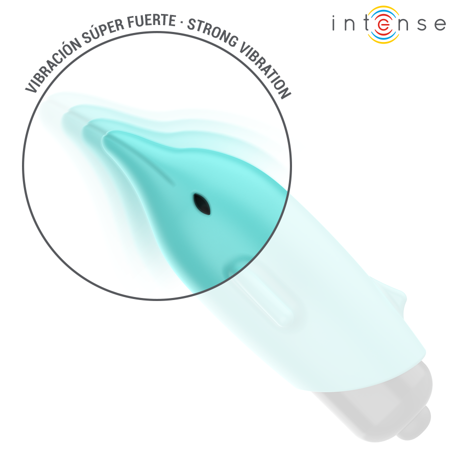 INTENSE - ECHO VIBRANT BULLET DOLPHIN BLUE 8 X 4.7 CM