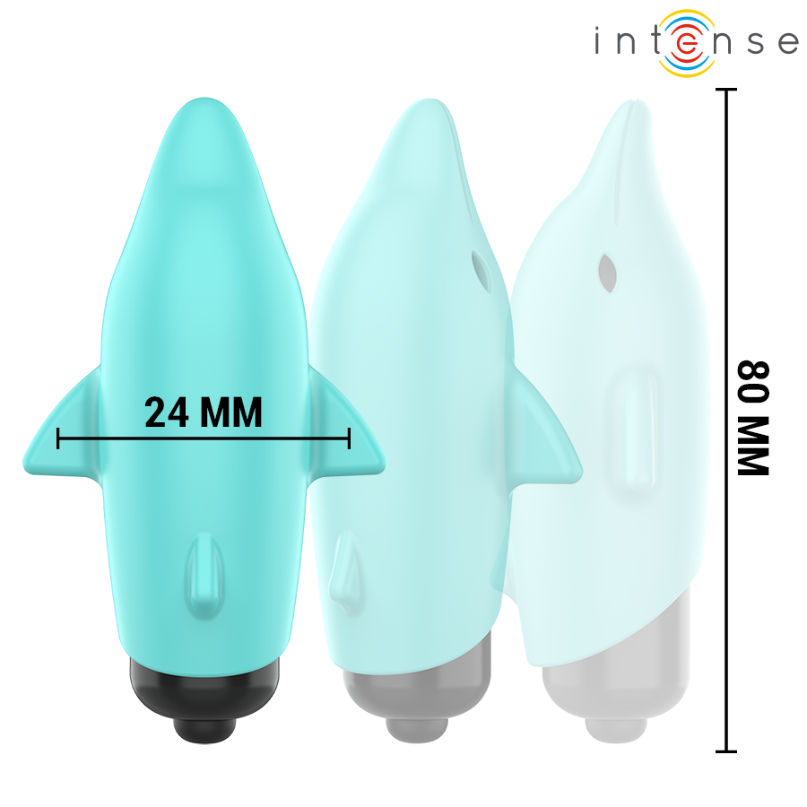INTENSE - ECHO VIBRANT BULLET DOLPHIN BLUE 8 X 4.7 CM