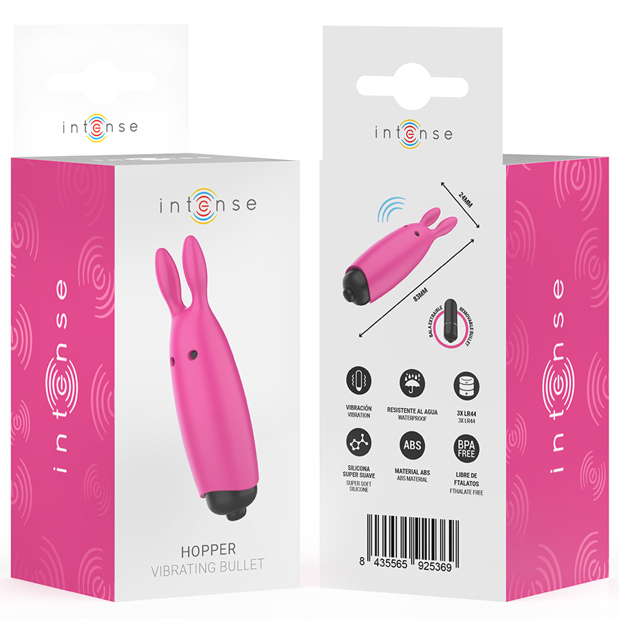 INTENSE - HOPPER PINK VIBRANT BULLET 8.3 X 2.4 CM