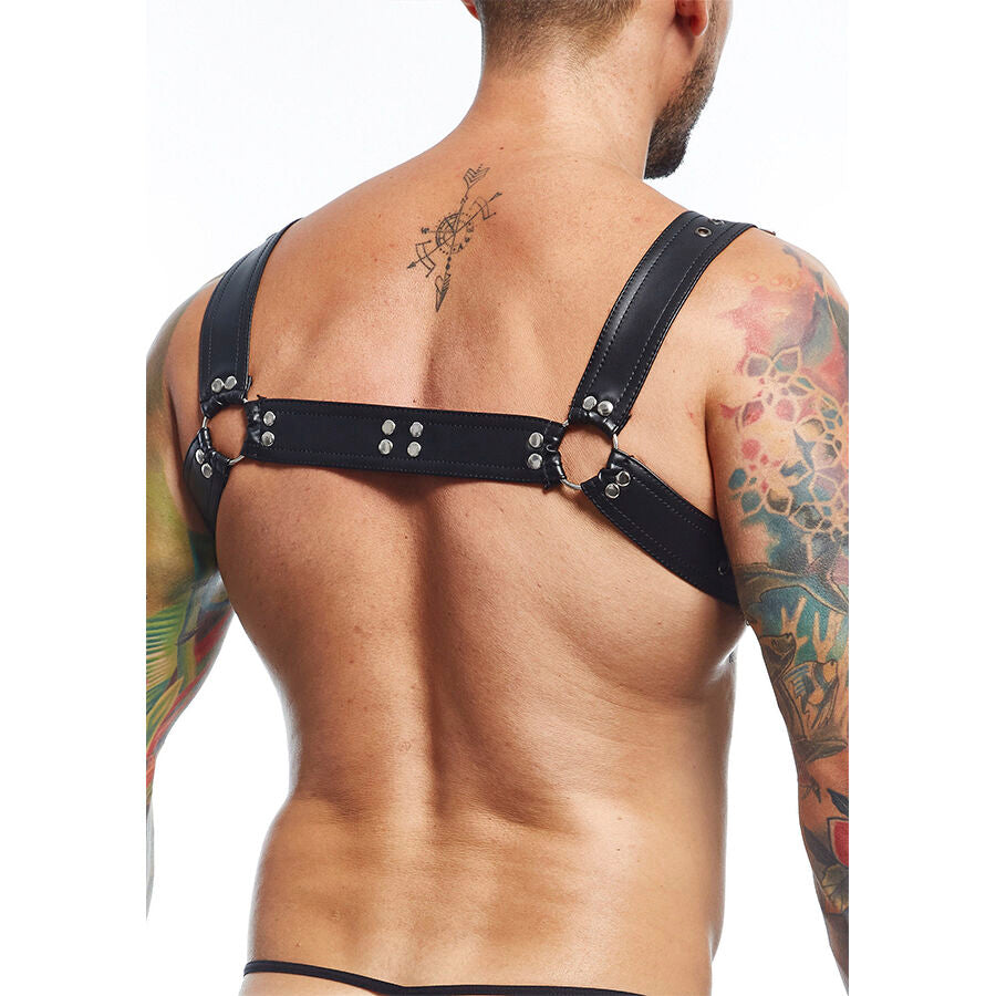 MOB - DNGEON SCHWARZER HARNESS-GÜRTEL, EINHEITSGRÖSSE