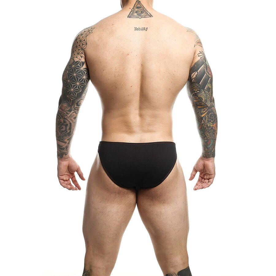 MOB - SCHWARZER TOUCAN-BADEANZUG, GRÖSSE L