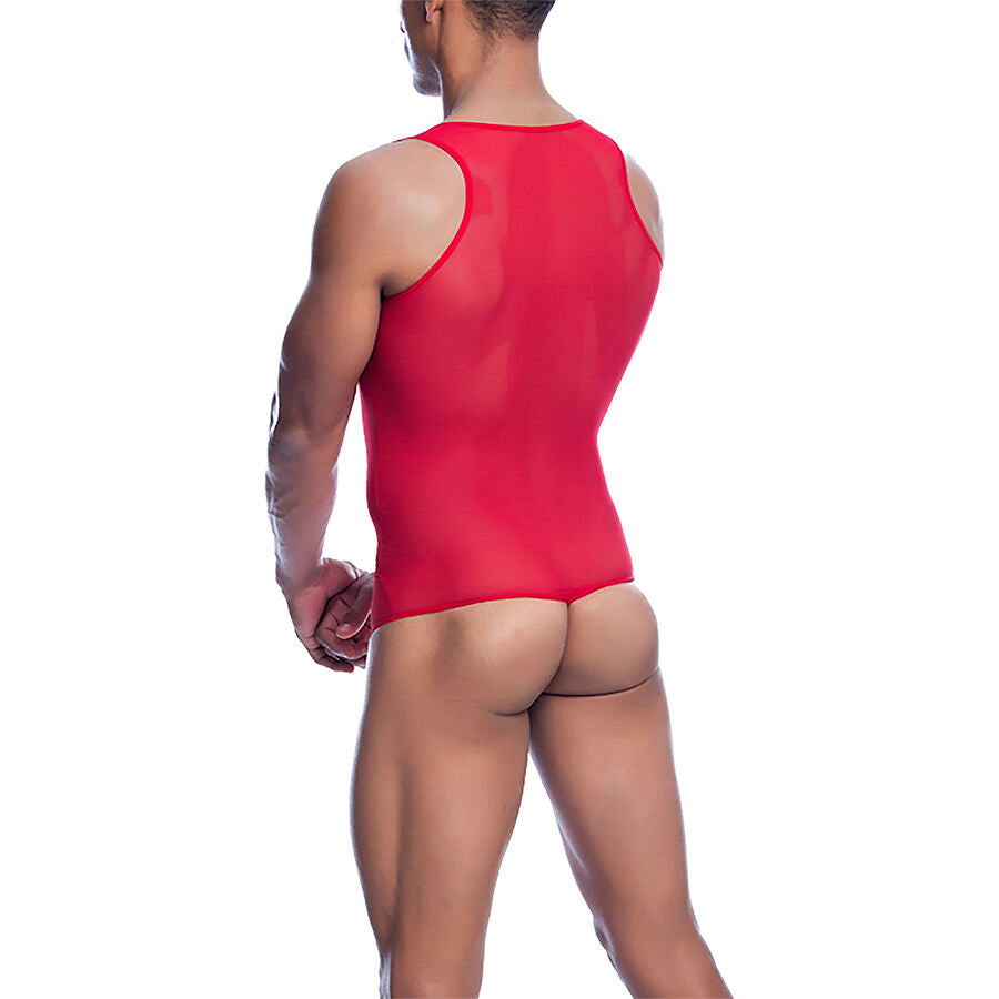 MOB - ROTER TRANSPARENTER BODYSHEE GRÖSSE L/XL