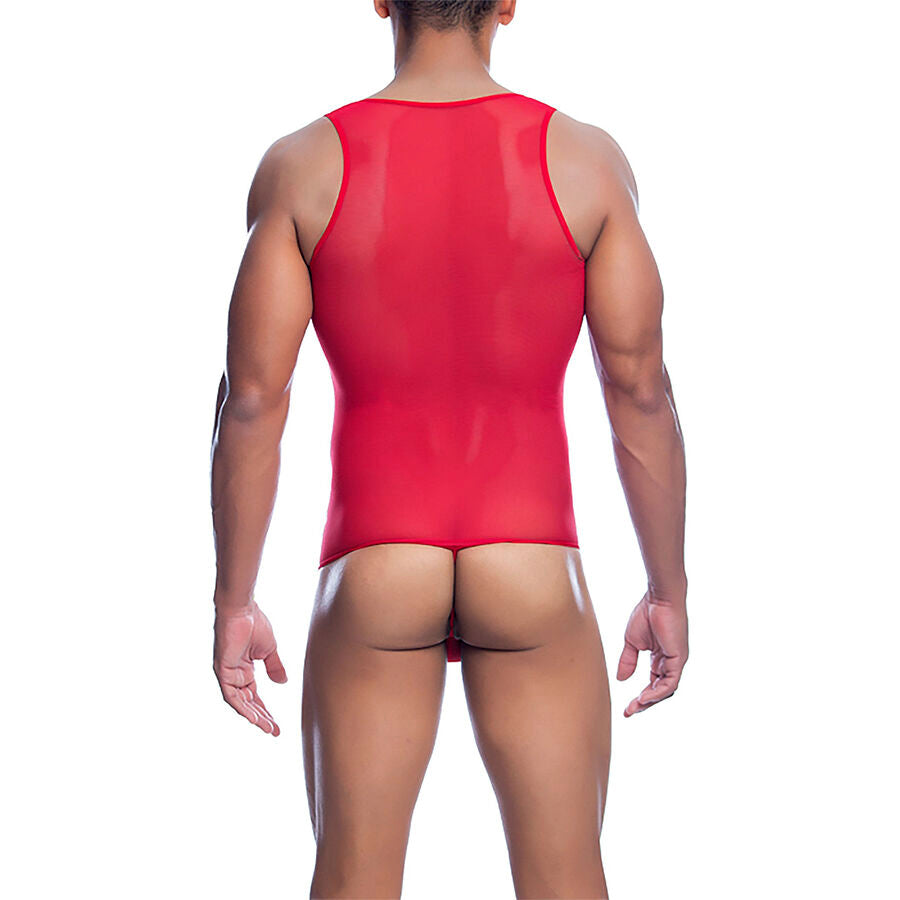 MOB - ROTER TRANSPARENTER BODYSHEE GRÖSSE L/XL