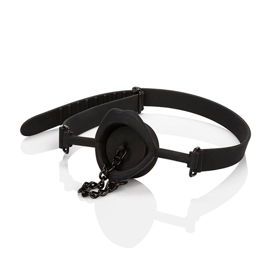 CALEXOTICS - SCANDAL - GAG WITH BLACK SILICONE PLUG