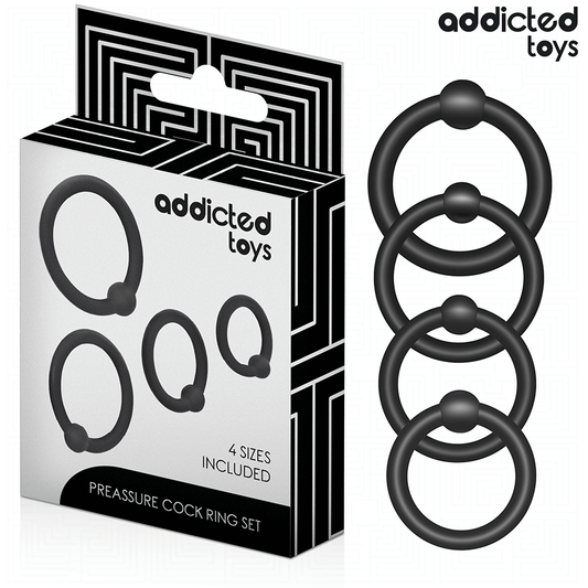 ADDICTED TOYS - SET AUS DRUCKRINGEN AUS SILIKON