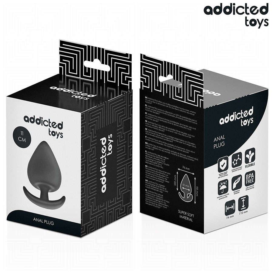 ADDICTED TOYS - ANALSTECKER GRÖSSE XXL 11 CM