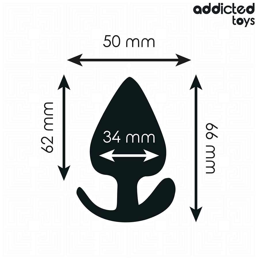 ADDICTED TOYS - ANALSTECKER GRÖSSE M 6,6 CM