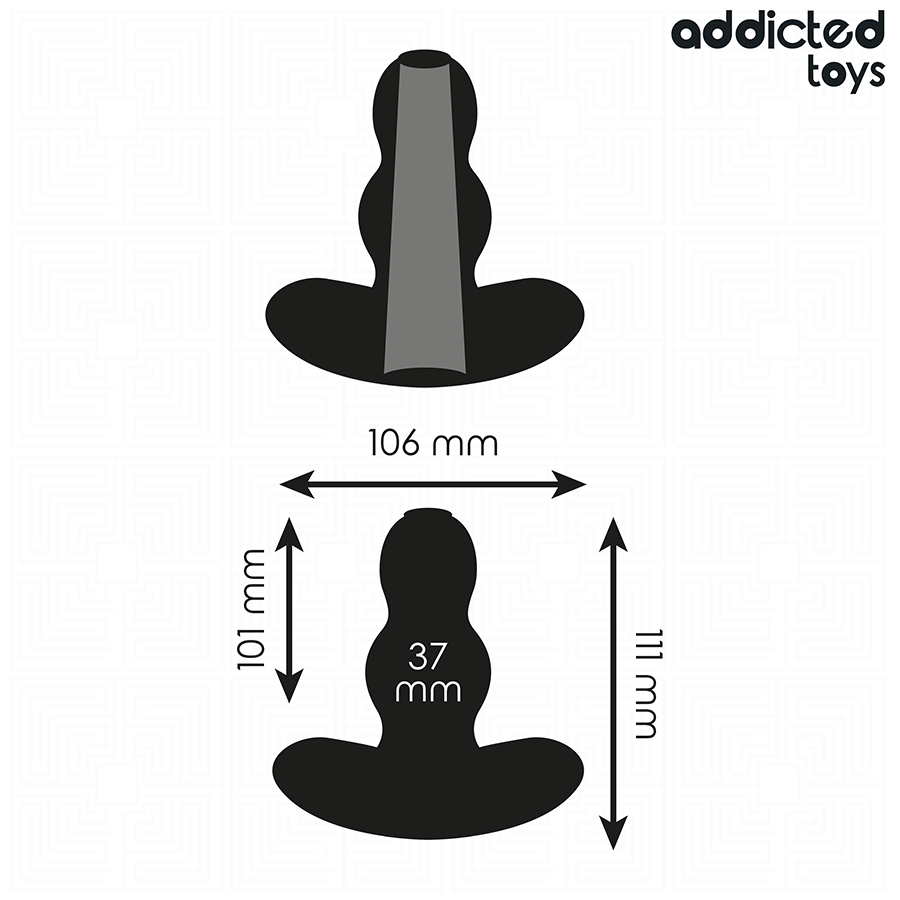 ADDICTED TOYS - HOHL ANAL PLUG GRÖSSE L 11,1 CM