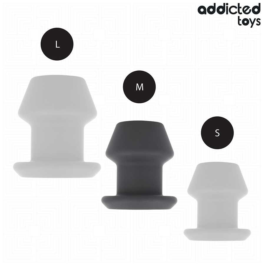 ADDICTED TOYS - EXTREM HOHL ANAL PLUG GRÖSSE M 8,7 CM